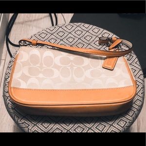 Coach White Tan Mini-Bag H04J - 6094